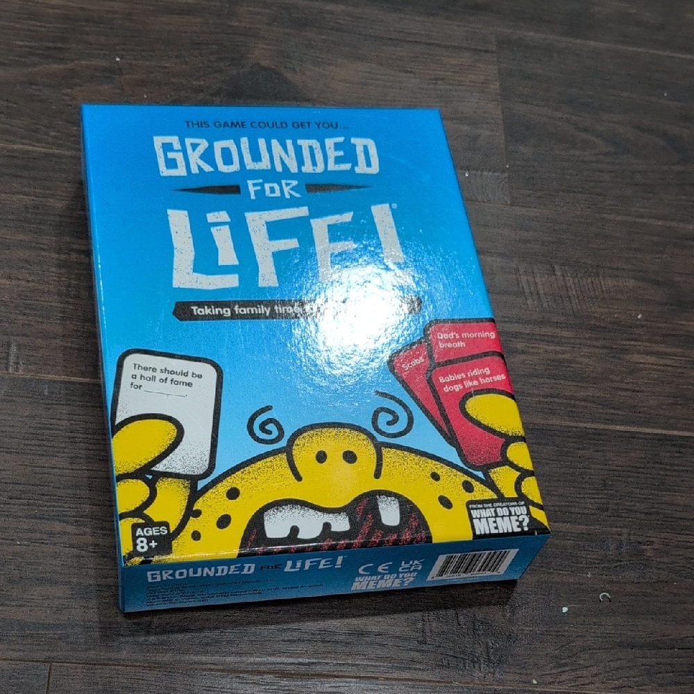 Grounded for Life Card Game - Bright Blue Box
